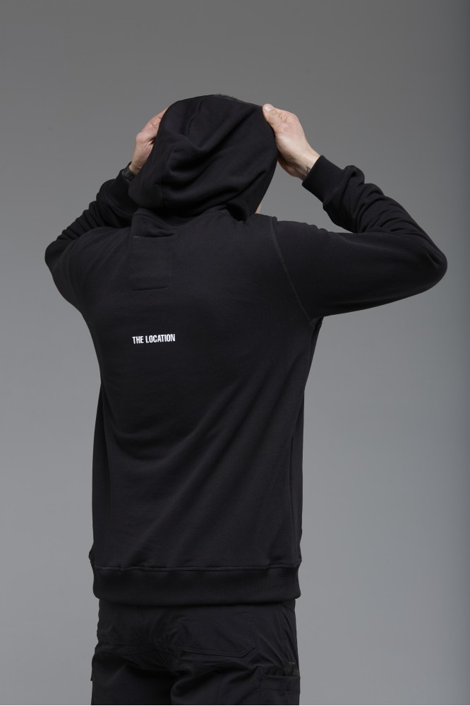 HOODIE WINDSTORM TL 04LOS SS22 BLACK